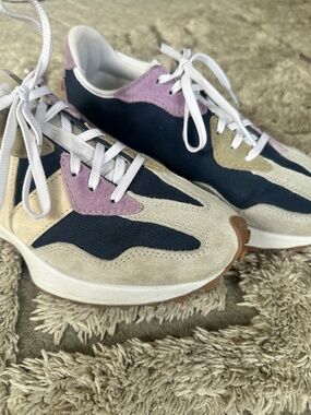 New Balance 327 Natural Indigo Raw Amethyst (Women's) size 10